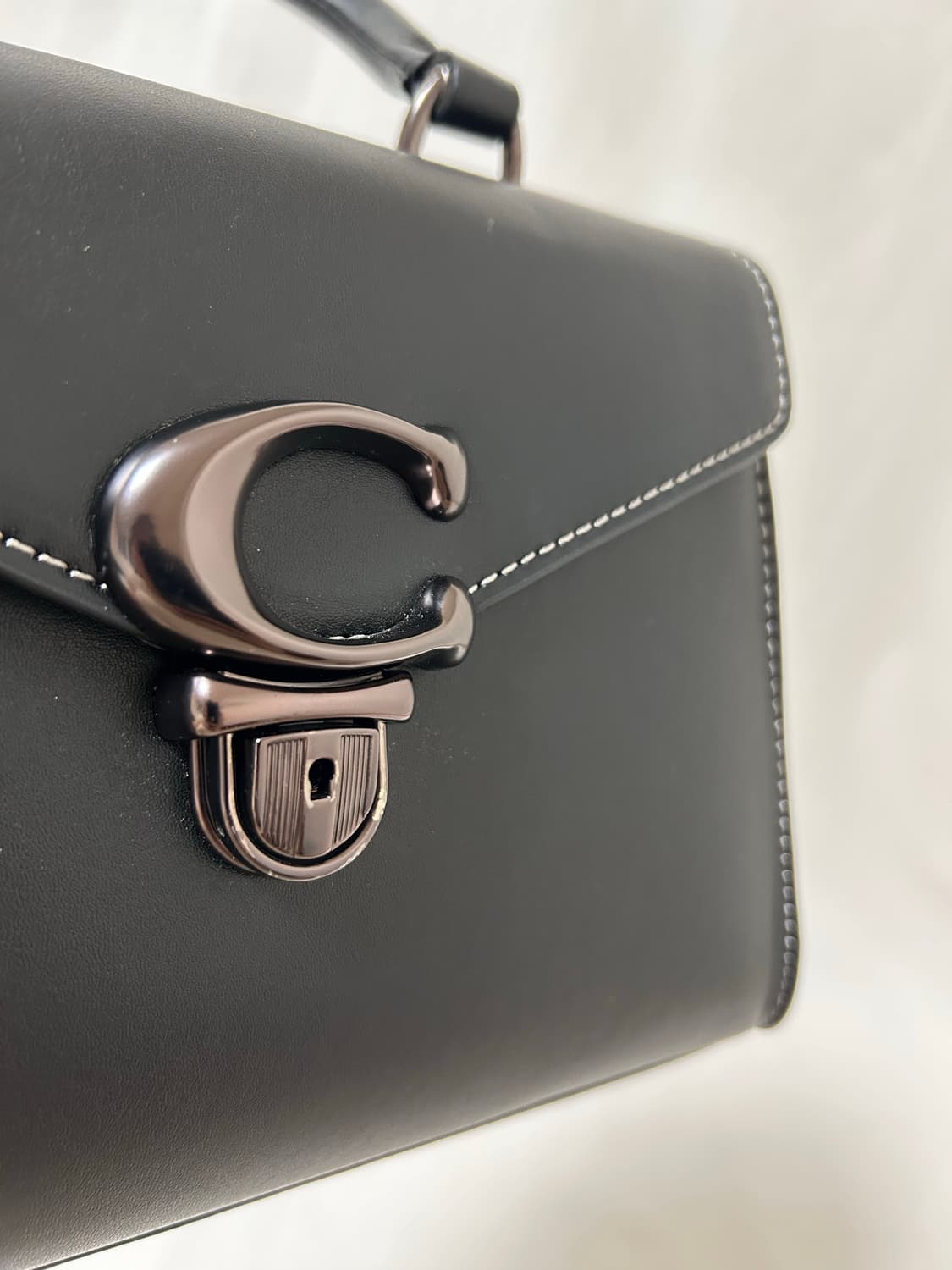 코치 블랙 가죽 토트백 상품이미지7