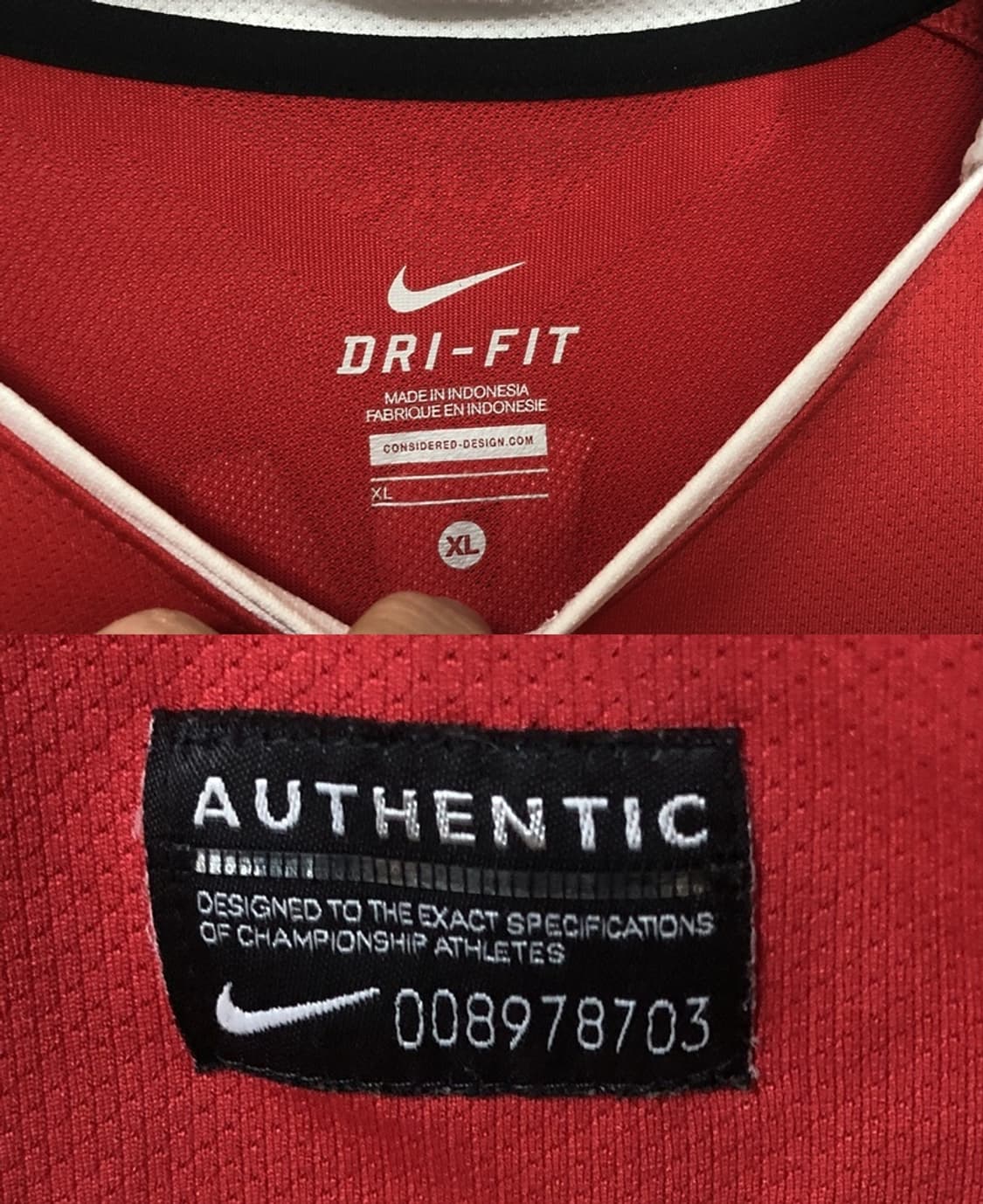 나이키 10-11 맨유 홈유니폼/져지 유스XL(80) #13 박지성 상품이미지5