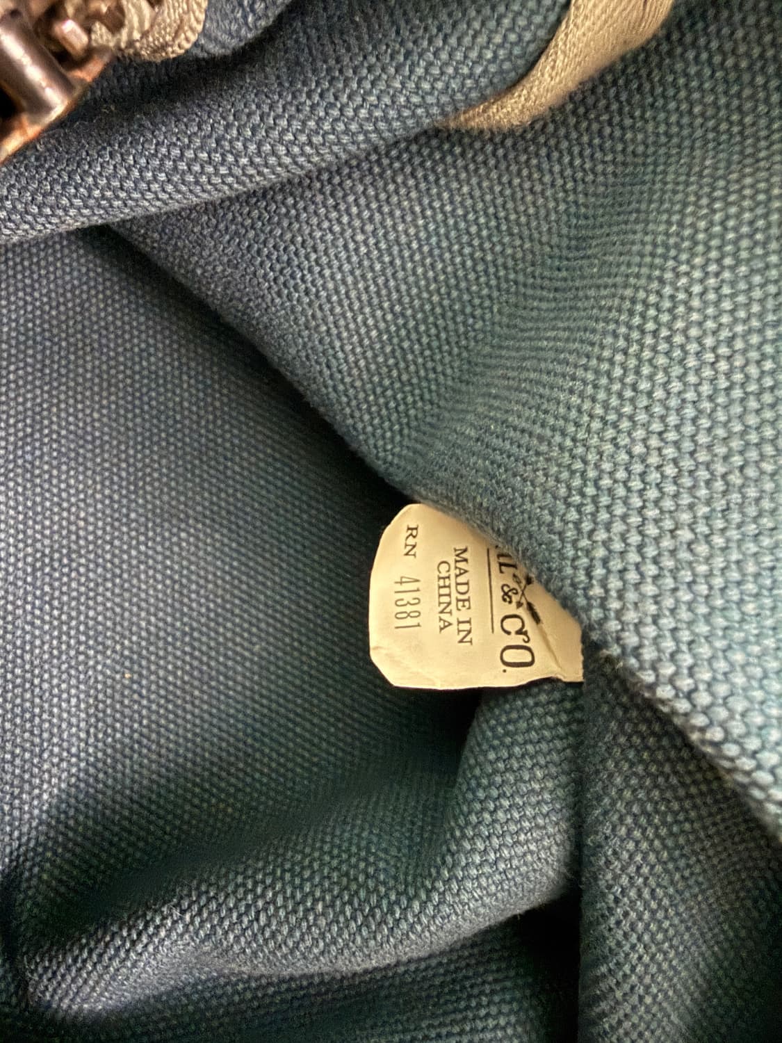 rrl 더블알엘 그래픽 워싱 캔버스 토트백 상품이미지7