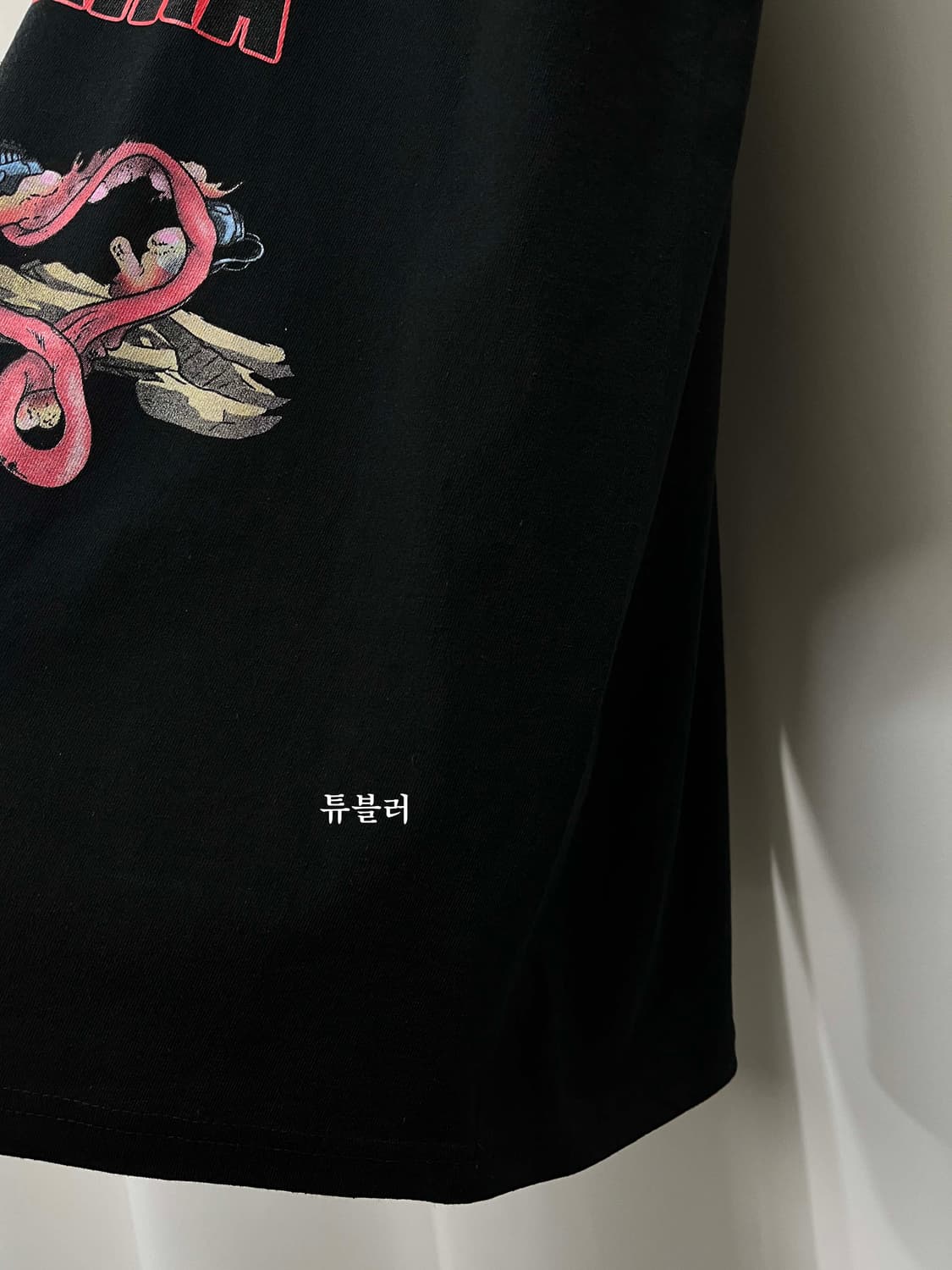 아키라 시마 테츠오 사이버펑크 그래픽 애니 반팔티 부틀렉 블랙 상품이미지6