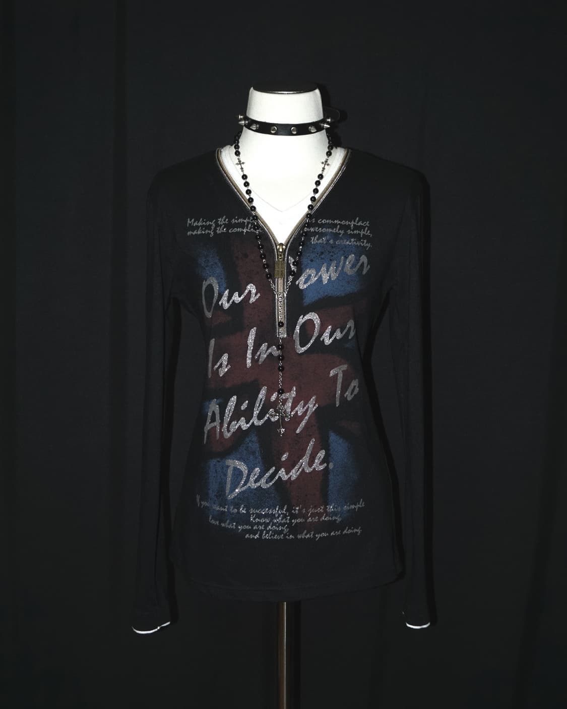 (euroyal) glitter lettering punk t  상품이미지1