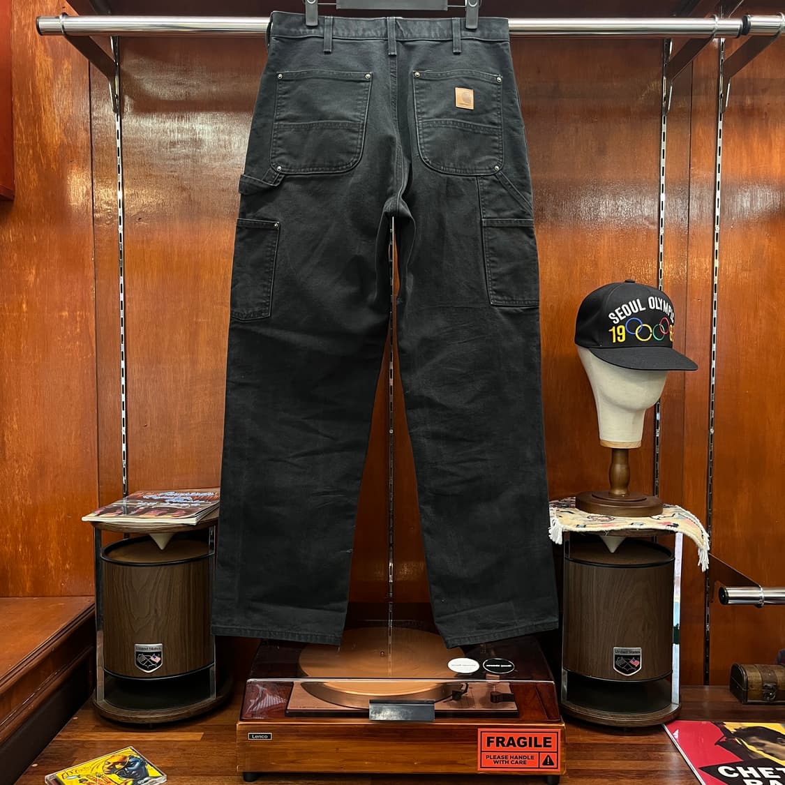 칼하트 B136 BLK 더블니 카펜터 팬츠 [ 32 ] 상품이미지4