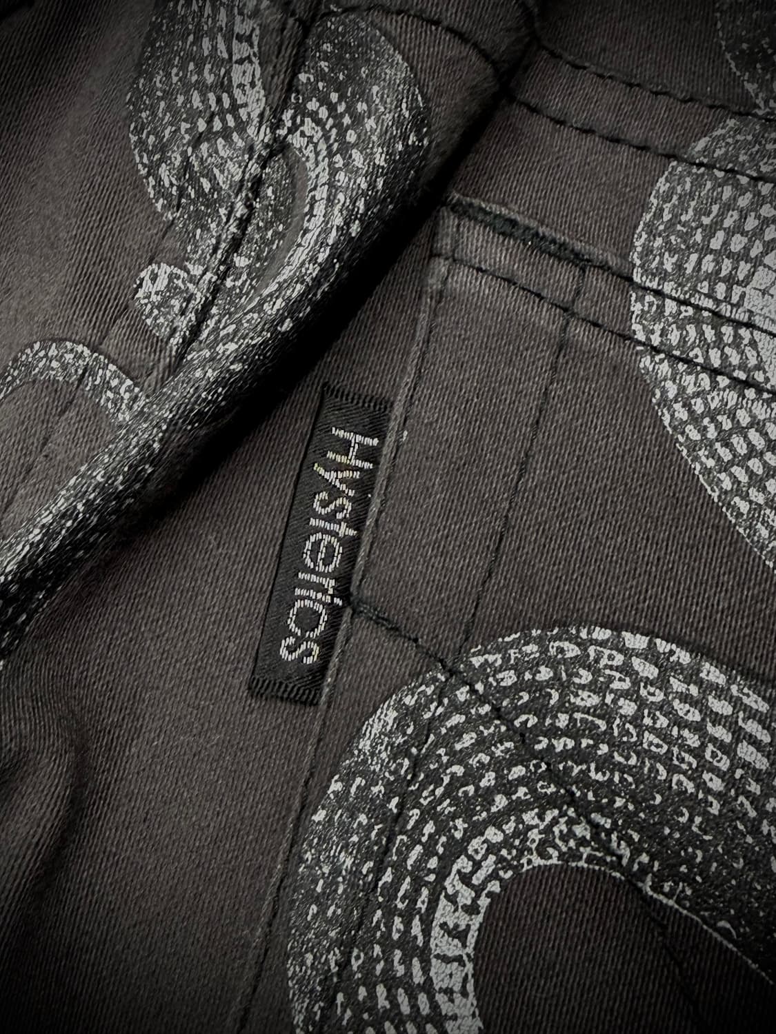 Hysteric Glamour 브라운 스네이크 패턴 옆절개 미디 스커트 상품이미지8
