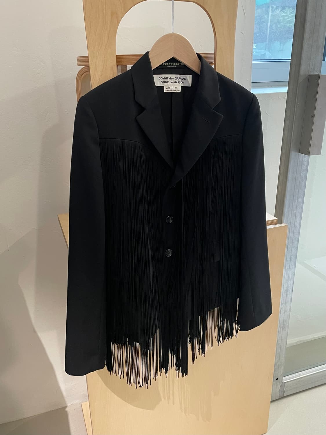 꼼데가르송 2021 프린지 자켓 상품이미지2