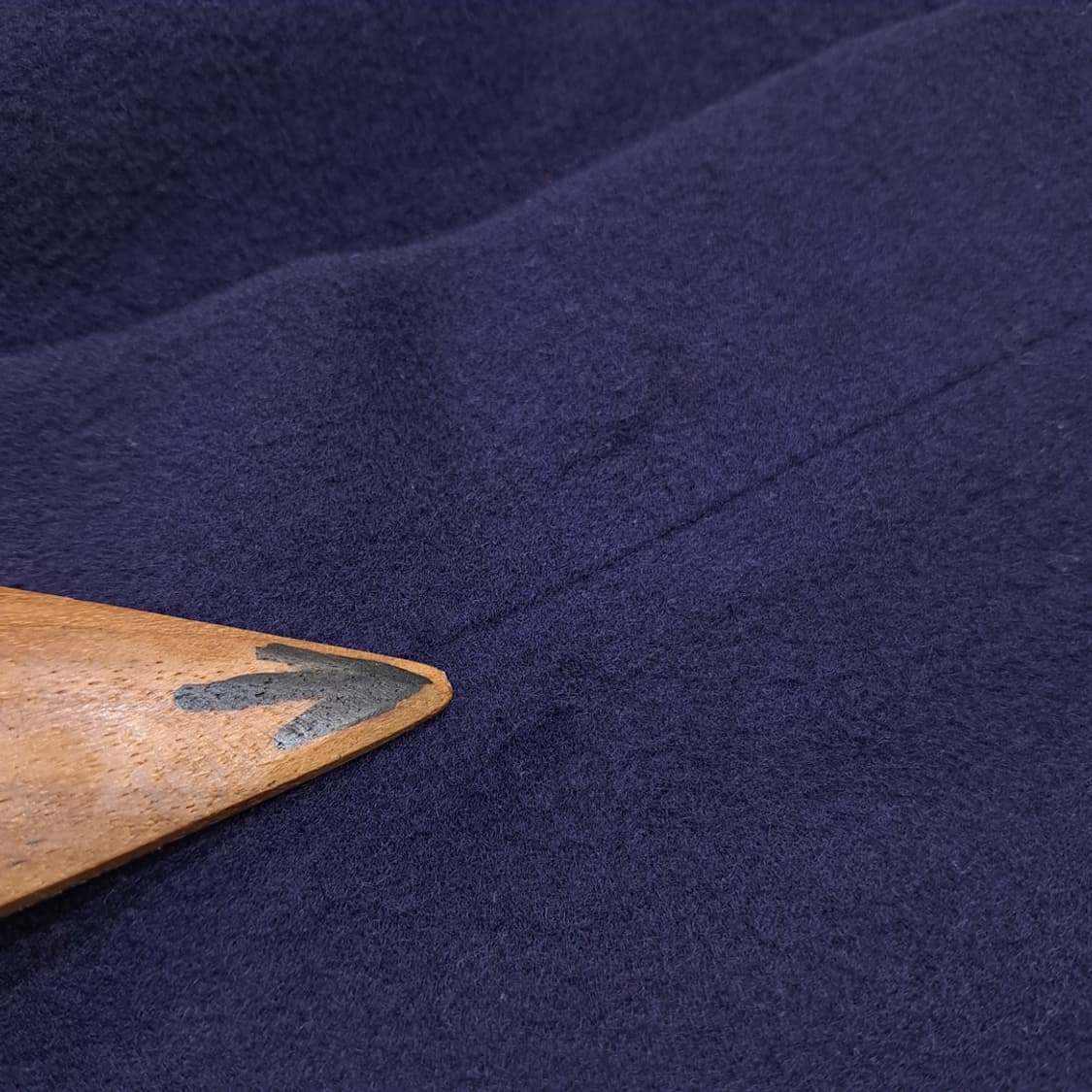 CL089 S/M 버버리 90s 울 캐시미어 블렌드 금장 로고 버튼 래 상품이미지4