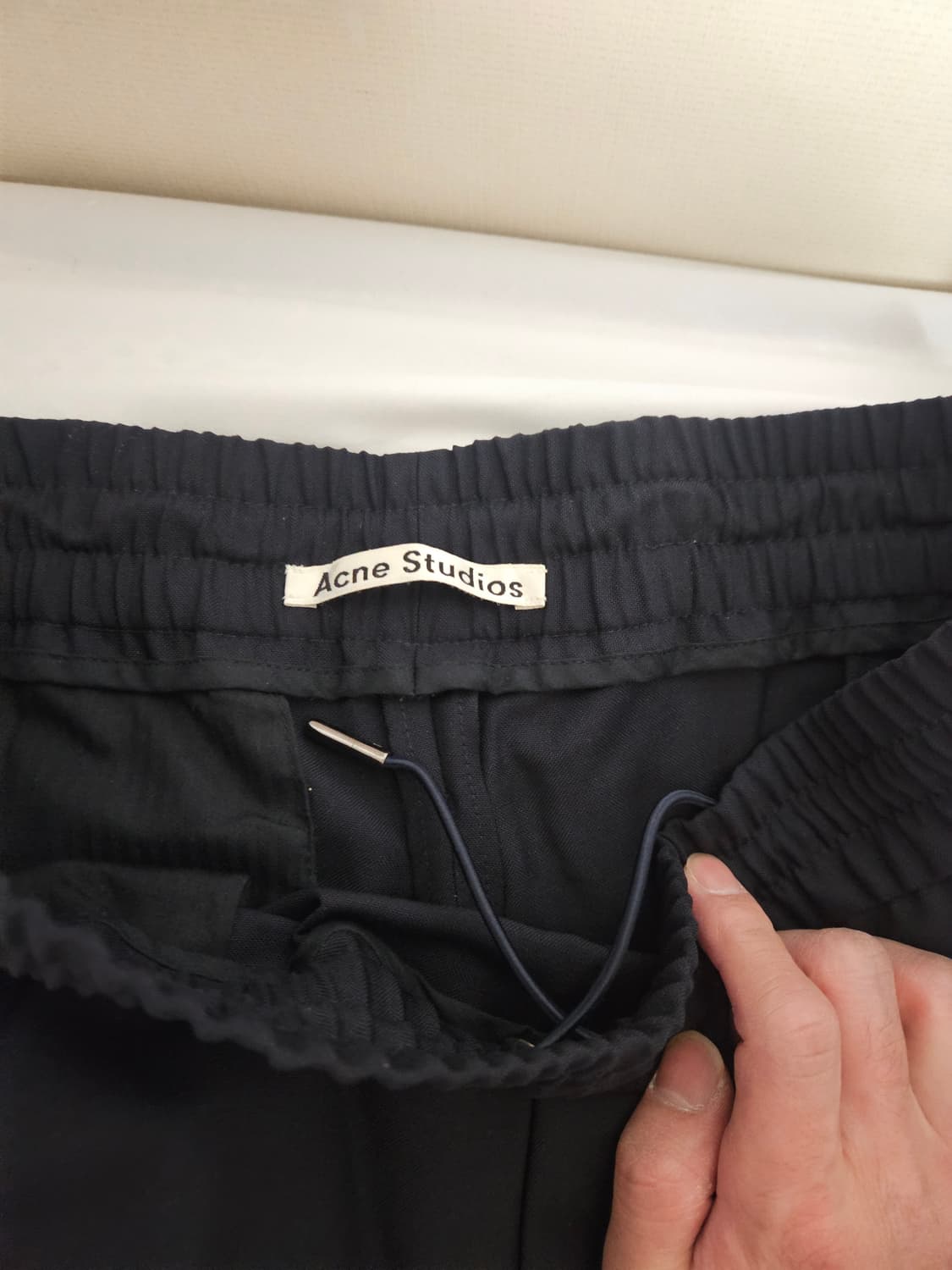 [EU48] 아크네 라이더 팬츠 네이비 상품이미지2