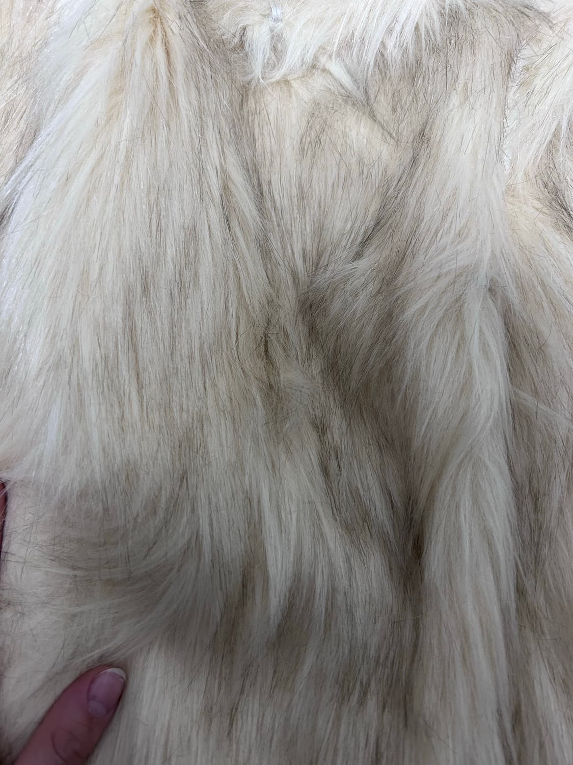 빈티지 무드 믹스퍼 장모 퍼 코트 판매합니다 상품이미지2