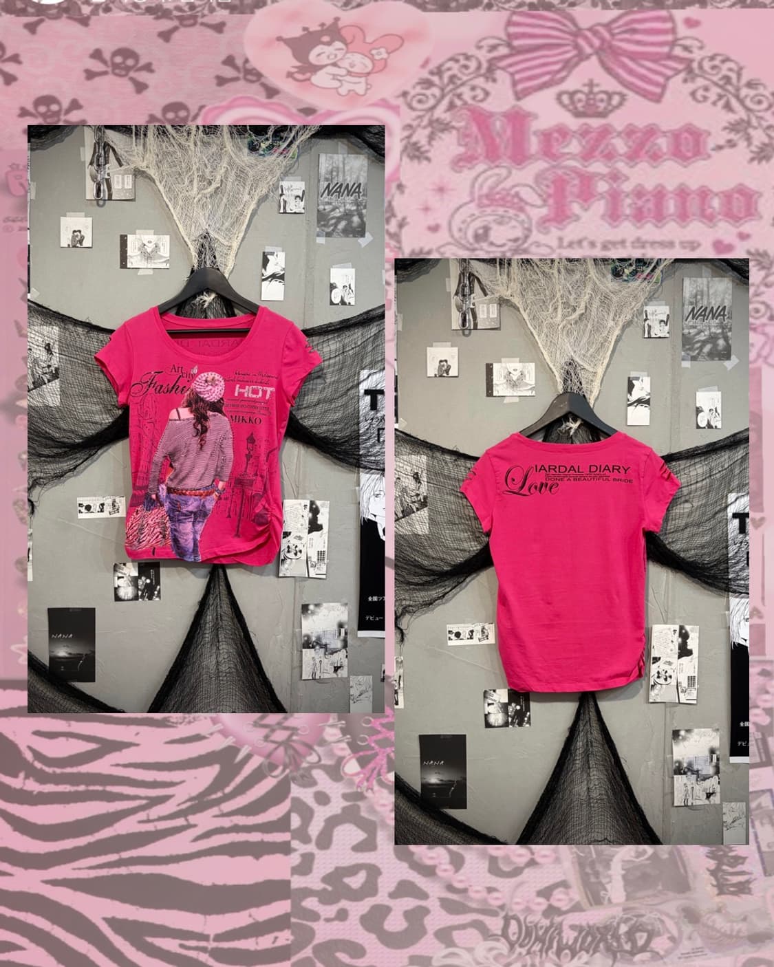 00's Glam cubic diva short sleeve 상품이미지2