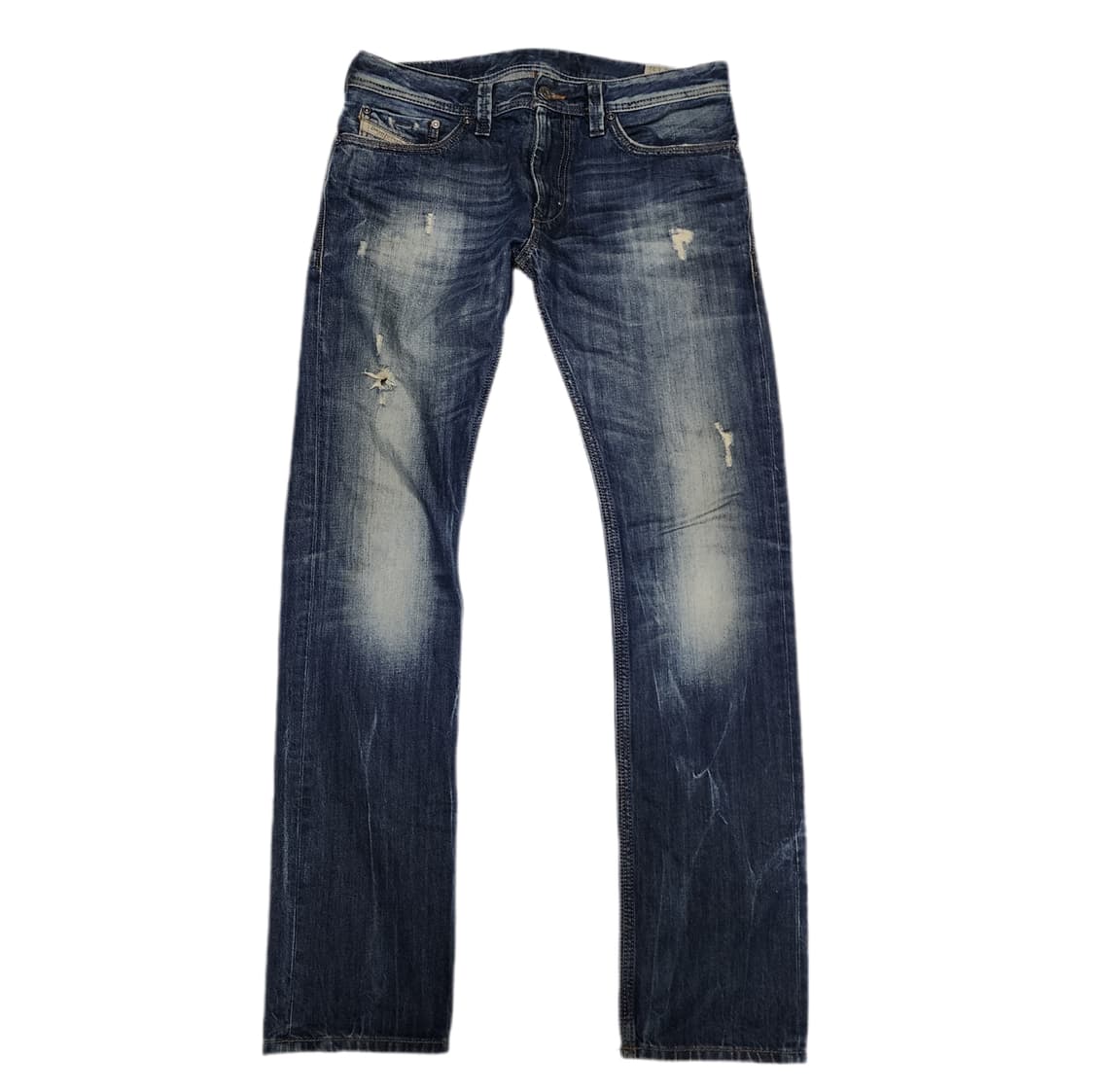 디젤 THANAZ 워싱 디스트로이드 팬츠 상품이미지1