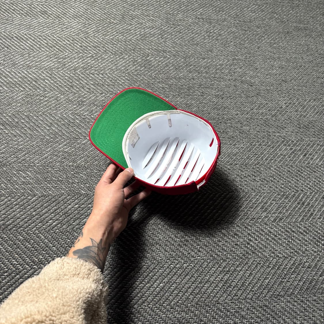 90s USA 미제 버드와이저 6패널 빈티지 볼캡 모자 상품이미지4