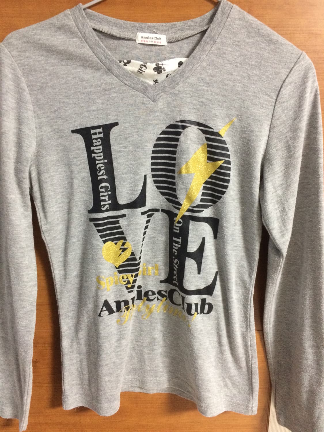 Annise club 갸루 러블리 롱슬리브 상품이미지1