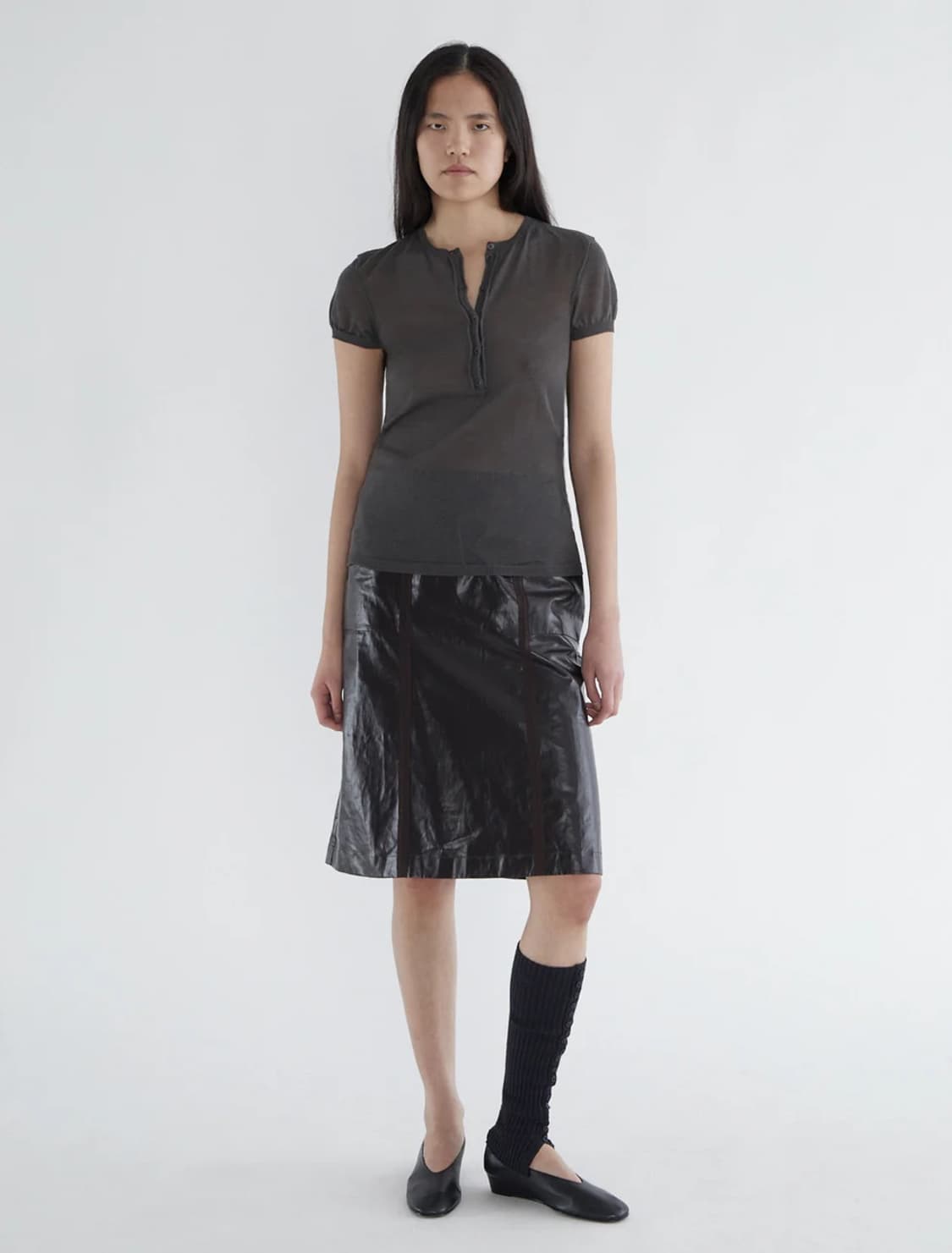 [S,M]팔로마울 Don 반팔 니트 상품이미지2