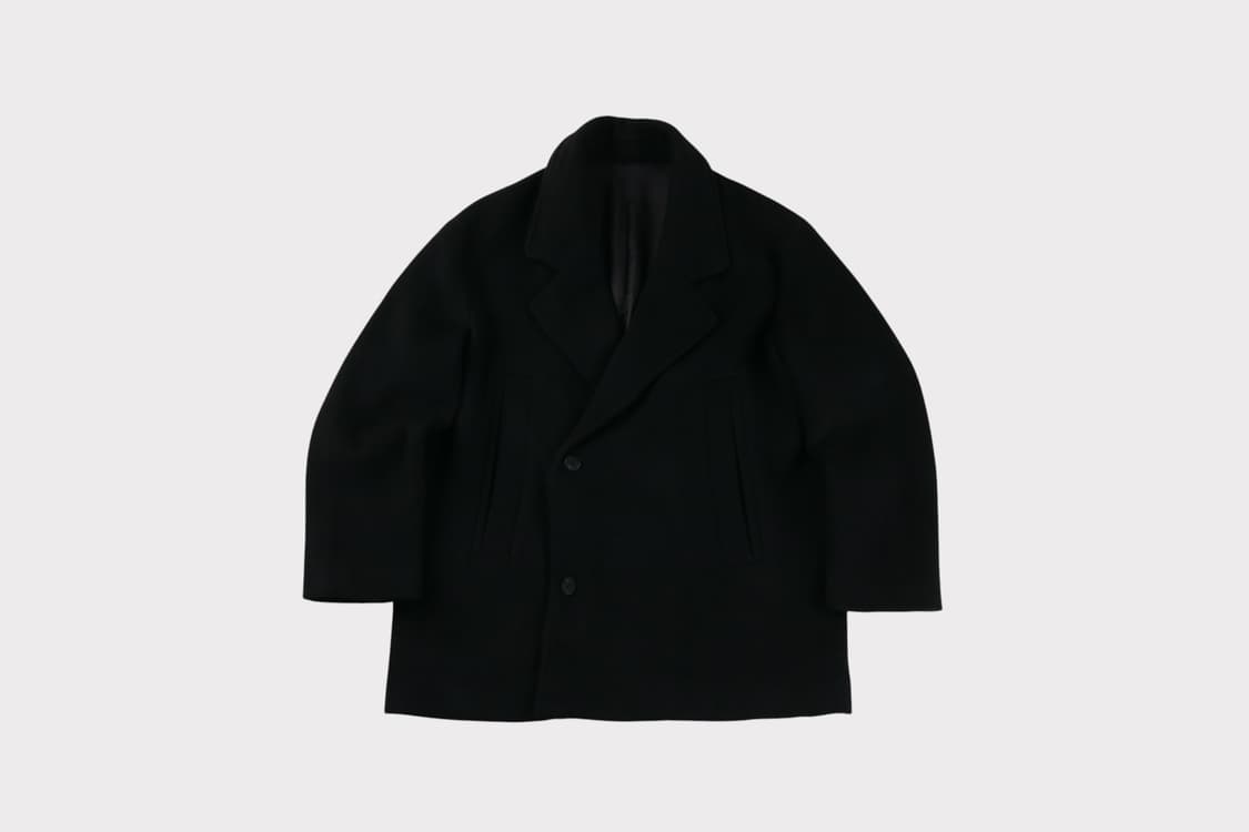 [M] 뮐 오버사이즈 울 피코트 상품이미지1