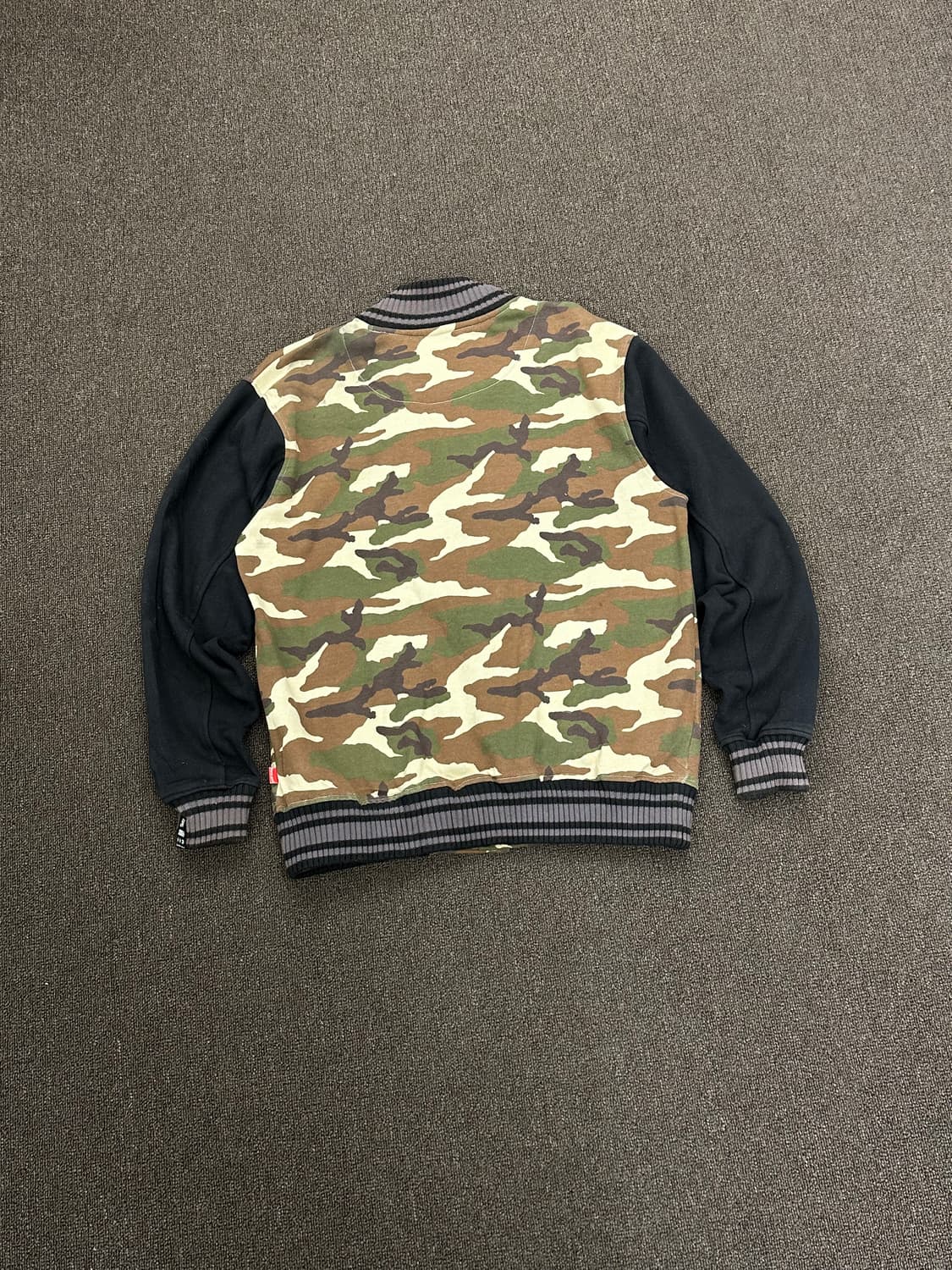 L)B-ONE-SOUL 빈티지 카호플라주 스타디움 자켓 상품이미지7