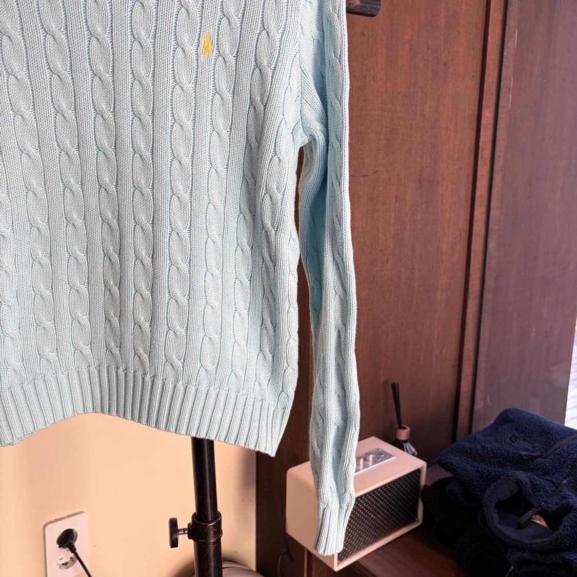 15409 - 폴로 랄프로렌 스카이블루 케이블 니트 상품이미지4