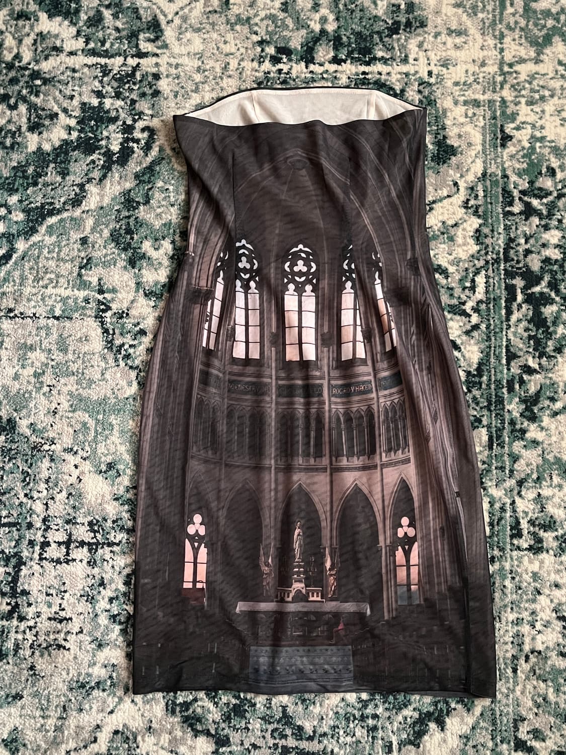 2000archives 튜브탑 드레스 메쉬원피스 상품이미지1