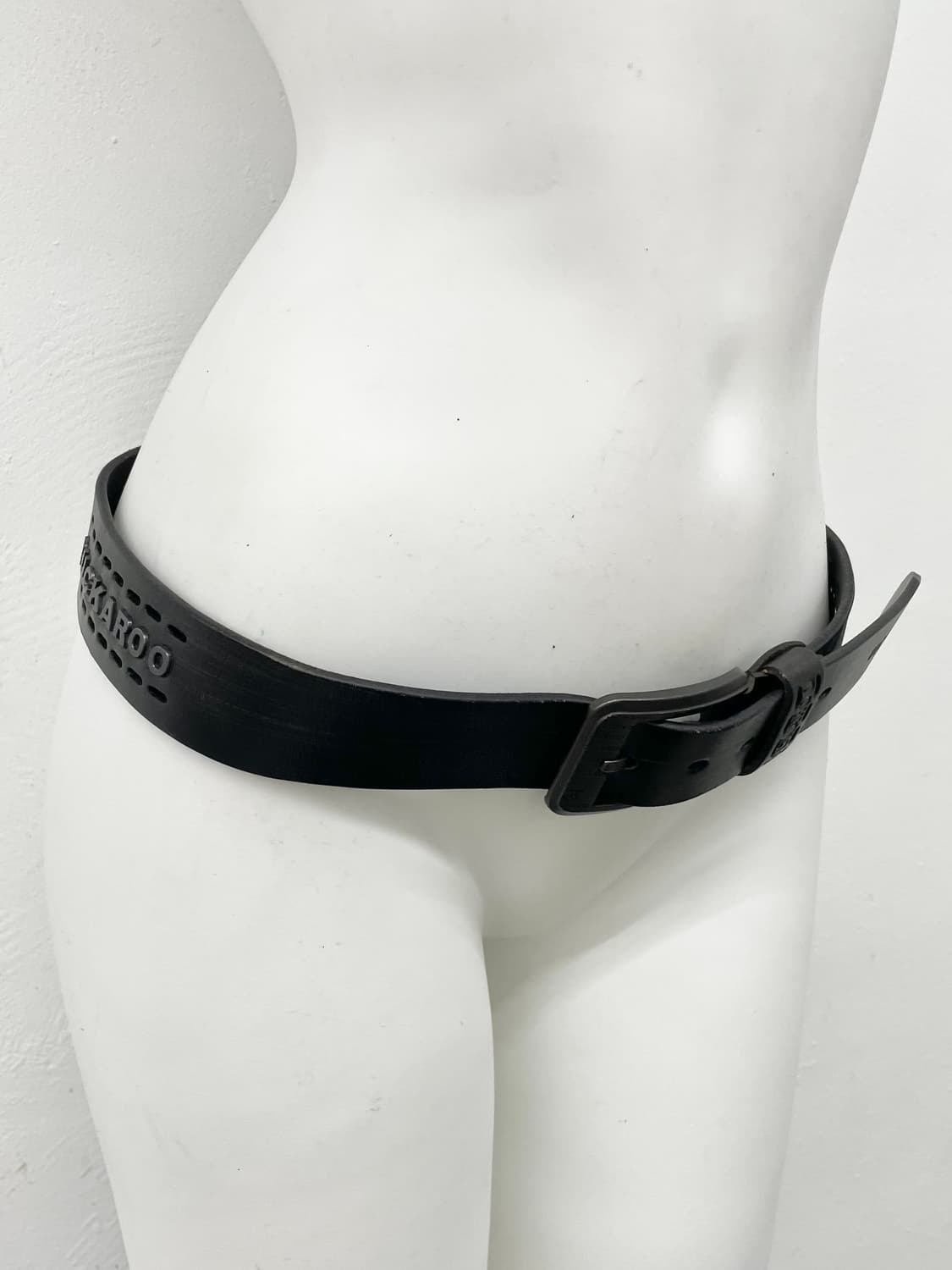 버커루 리얼레더 펀칭 버클 벨트 상품이미지3