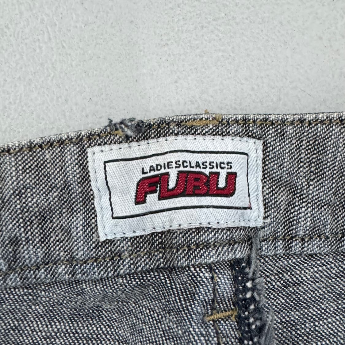 FUBU 후부 Y2K 부츠컷 워싱 데님팬츠 상품이미지6