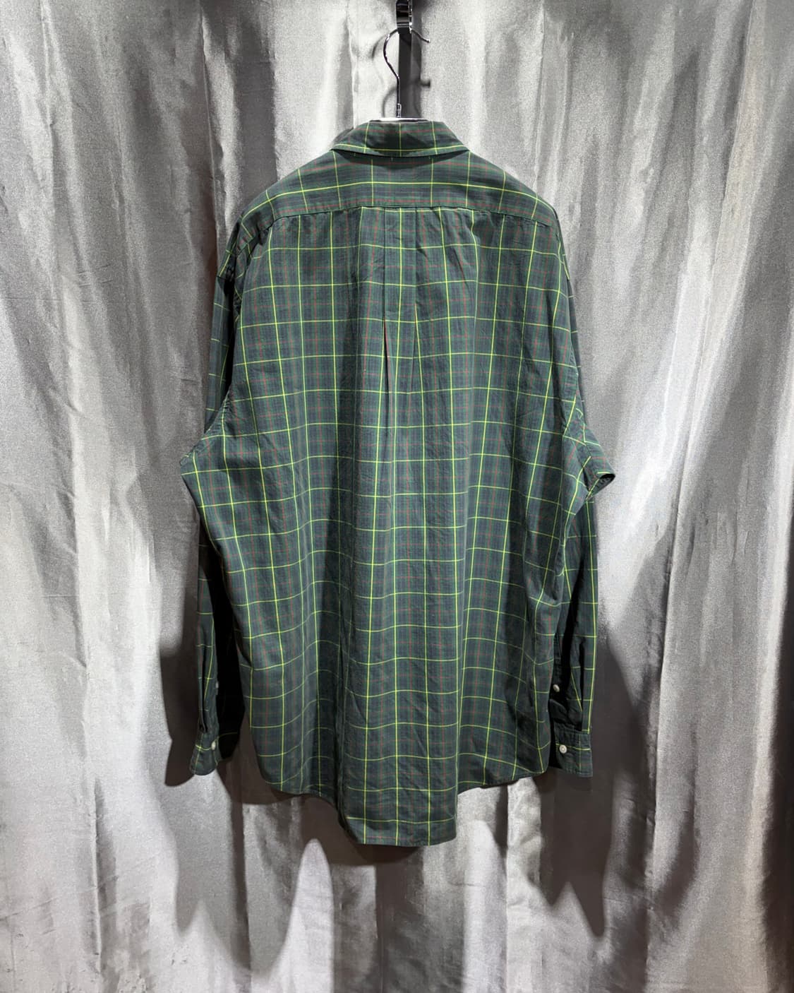 XL 폴로랄프로렌 그린포니 원포켓 체크패턴 코튼 셔츠 상품이미지3