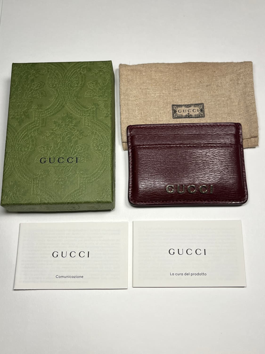 구찌 카드지갑 풀박스 상품이미지3