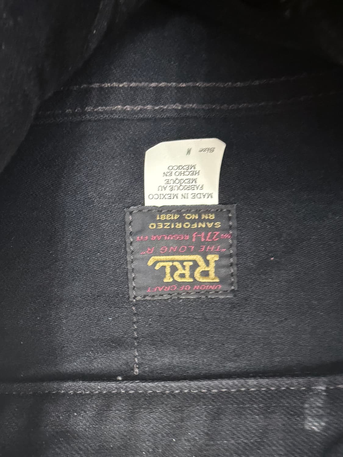 rrl lot271블랙 멕시코 상품이미지2
