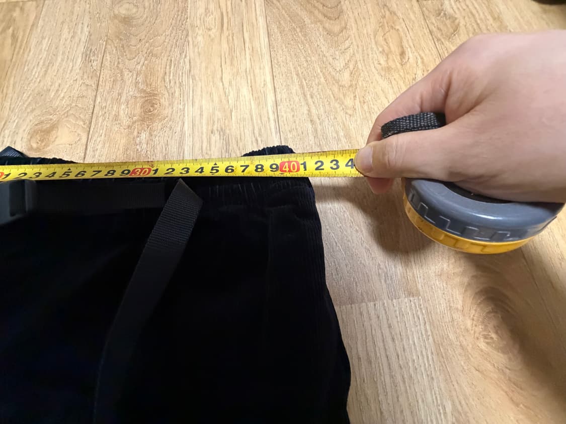 그라미치 블랙 코듀로이 팬츠 XL 상품이미지9