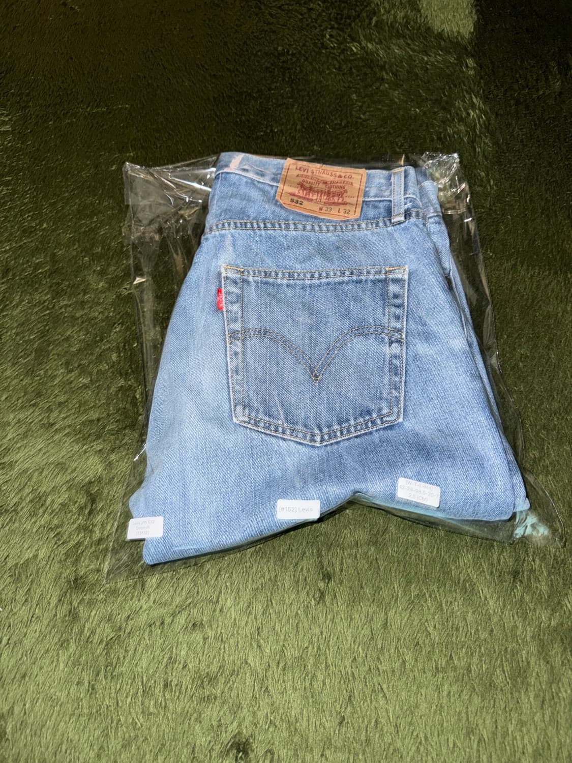[33X32] 리바이스 532 재팬 릴리즈 빈티지 워싱 데님 팬츠 상품이미지10