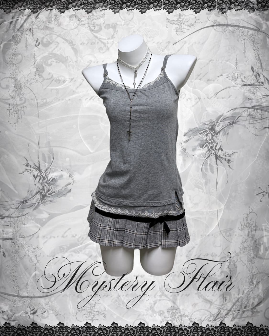 무채색 니혼진 공겜여주 코디세트 3pcs 상품이미지4