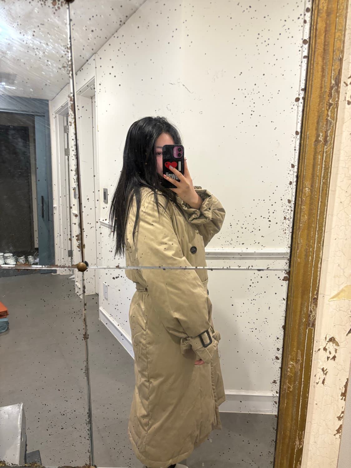 트렌치 코트 패딩 상품이미지7