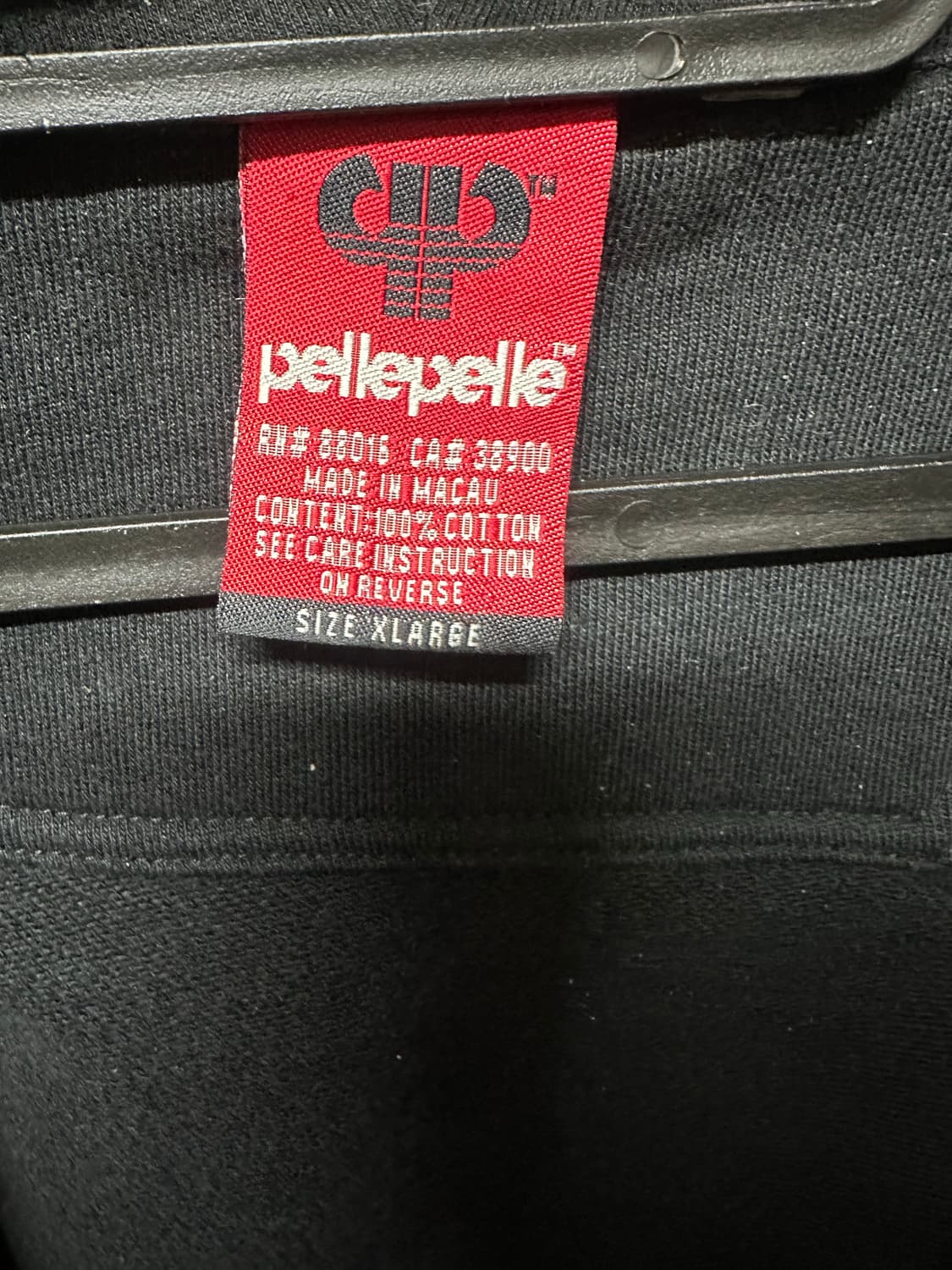 펠레펠레 90‘s 로고 레더패치 헤비스웨트 후드집업 xl 상품이미지8