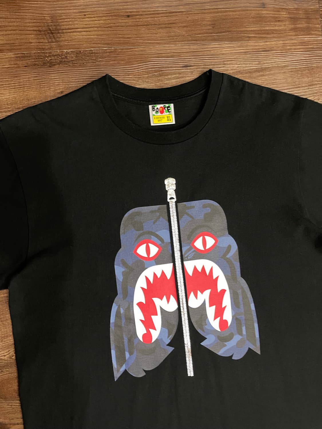 BAPE COLOR CAMO TIGER TEE BLACK 상품이미지2