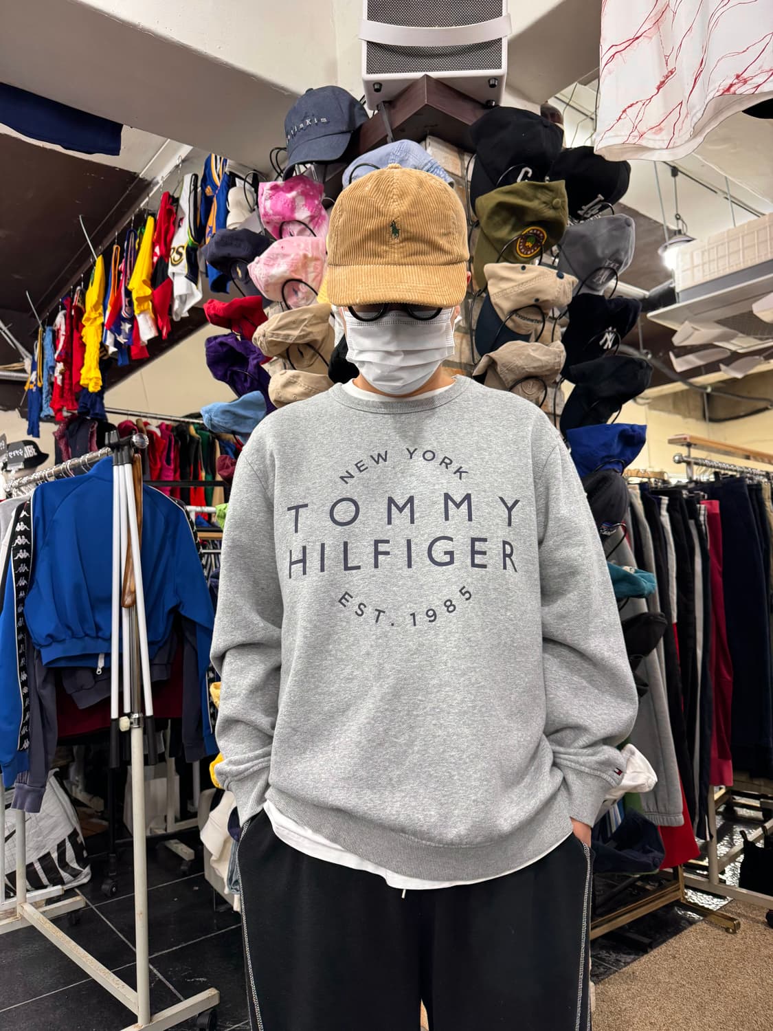 타미힐피거 스펠로고 스웻셔츠 XL 상품이미지1