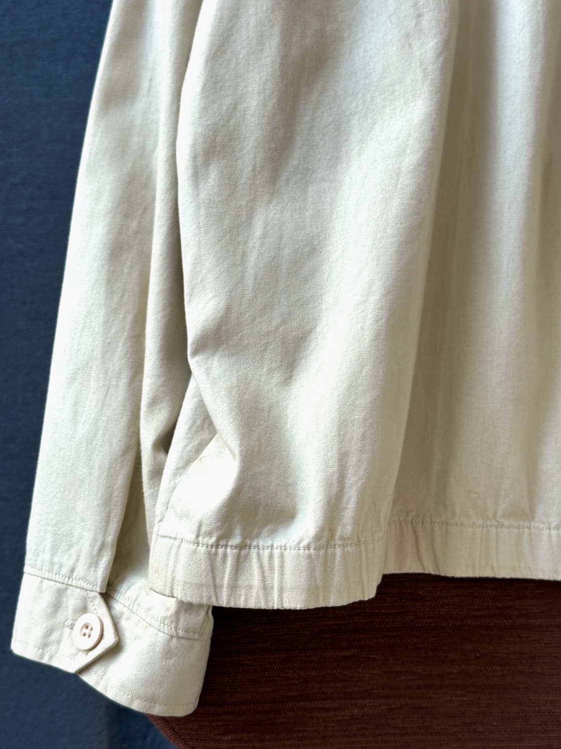 Logo point cotton loose blouson 상품이미지7