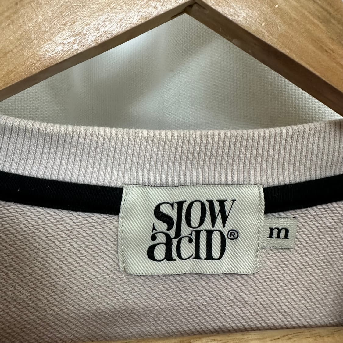   슬로우애시드 여자 맨투맨 티셔츠 M 상품이미지6