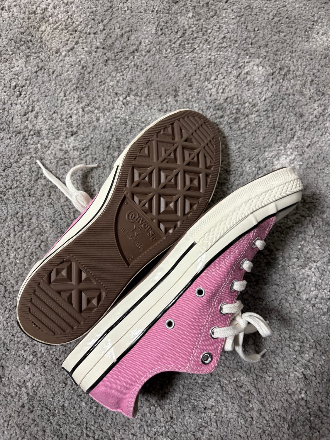 컨버스 척 70 로우 265 핑크 (새상품) 상품이미지4