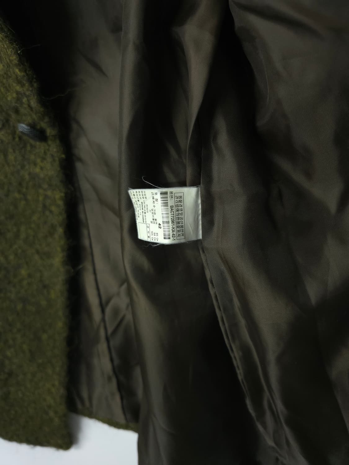 베네통 모직 뽀글이 코트 ( 여성 66 ) 상품이미지6