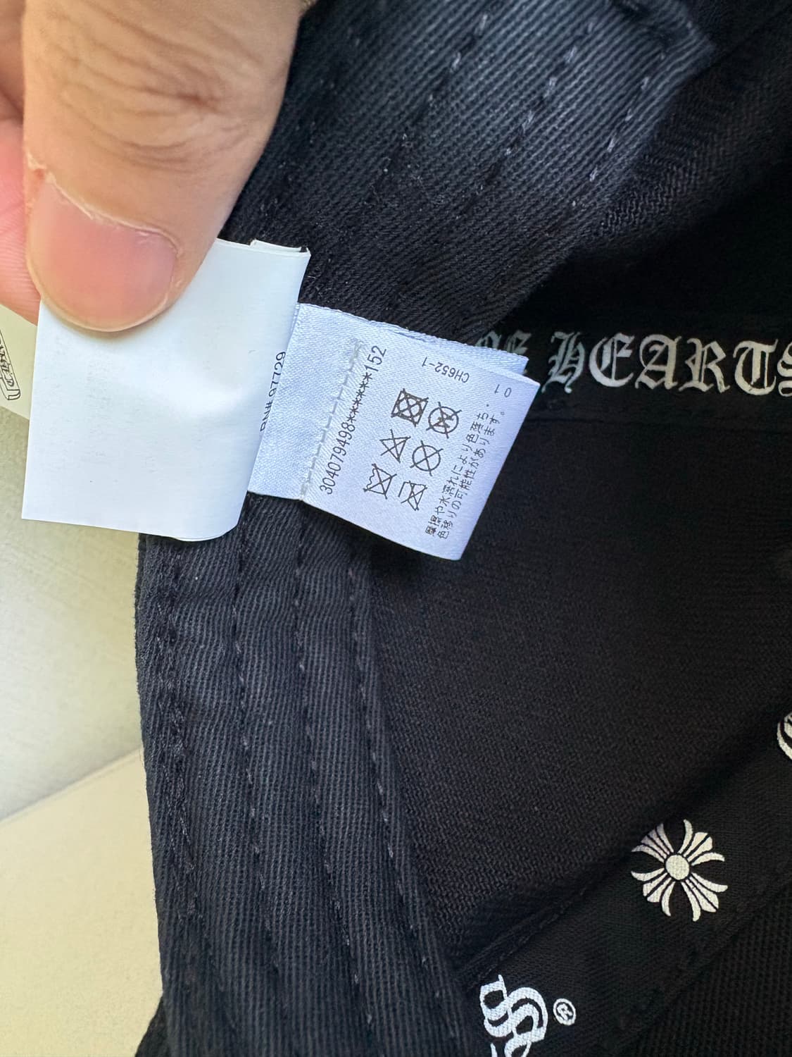 크롬하츠 바인대거 캡 블랙 상품이미지3