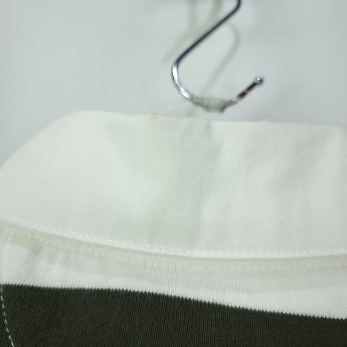 [마리떼프랑소와저버] 크롭 오버핏 스트라이프 긴팔 카라티 M19591 상품이미지10