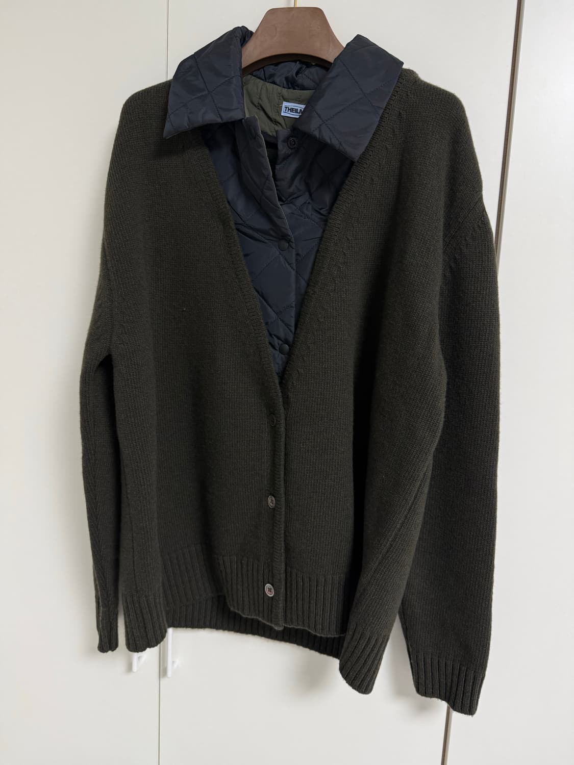 더일마 패딩 가디건 상품이미지2