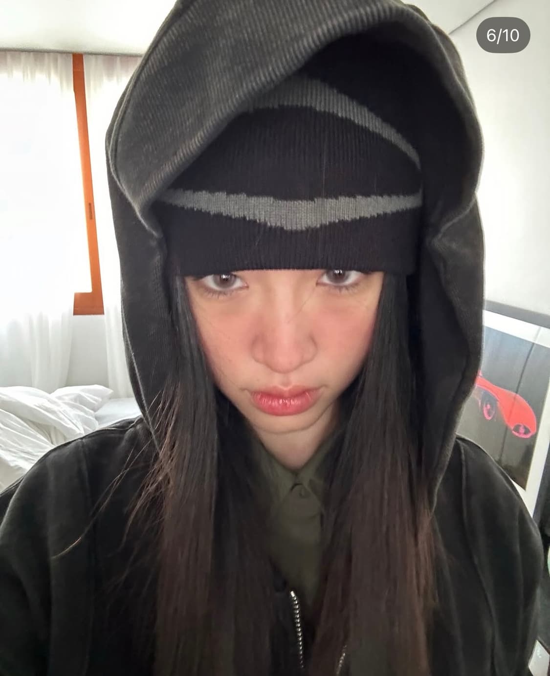 미스치프 비니 블랙 (새상품) 상품이미지1