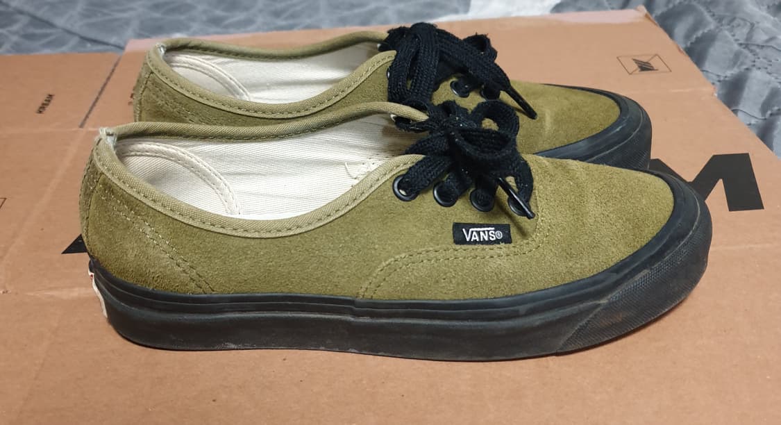 (희귀매물) 반스 어센틱44 DX 올리브 블랙 스니커즈 (220) 상품이미지1