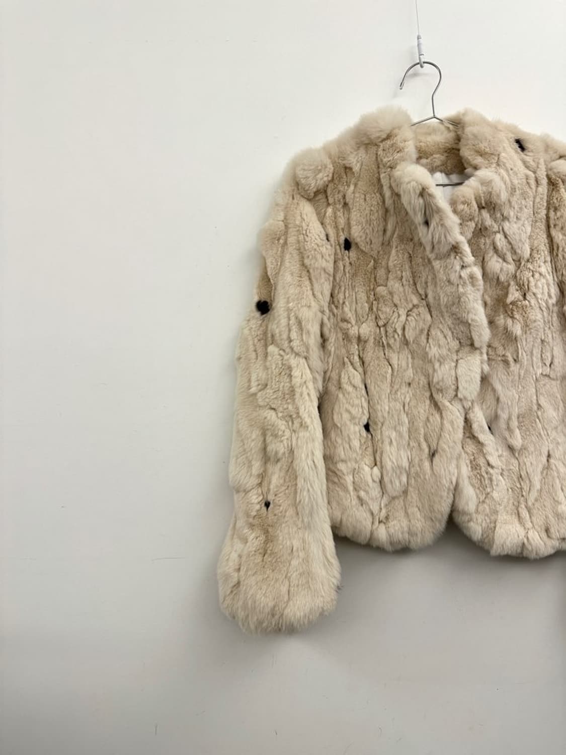 Milk rabbit fur jacket / ivory 상품이미지2