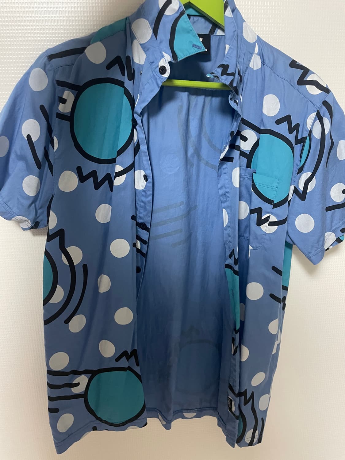 레이지오프 도트 셔츠 상품이미지2