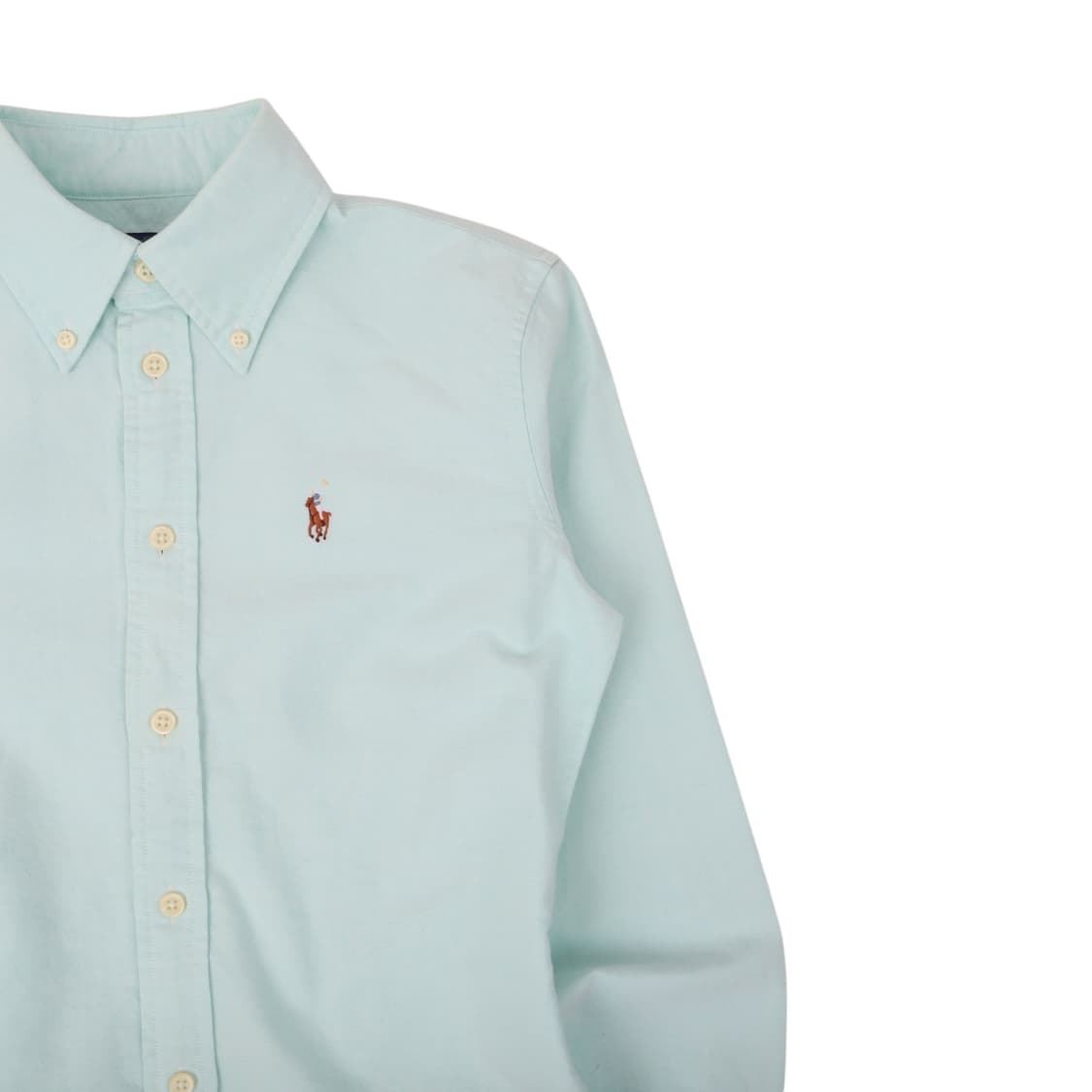 폴로 랄프로렌 옥스포드 민트 멀티포니 커스텀핏 셔츠 상품이미지3