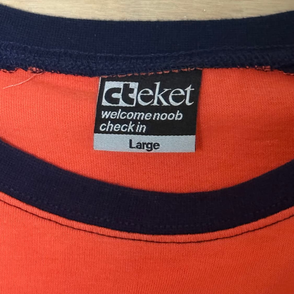 L) 테켓 롱슬리브 오렌지 Doorbell L/S Tee 상품이미지2