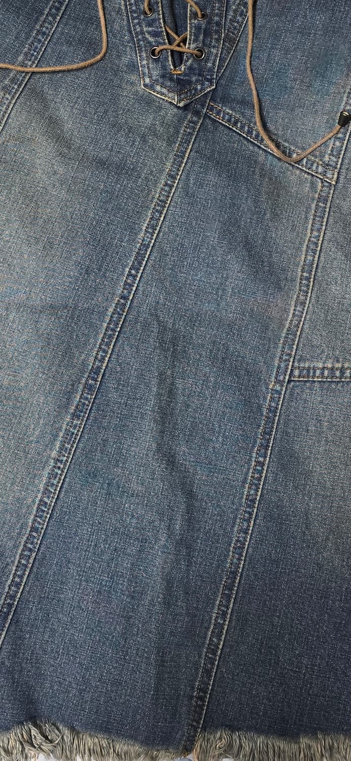 U.G.I.Z CODE 데님 레이스업 루즈핏 스커트 77~88 상품이미지5