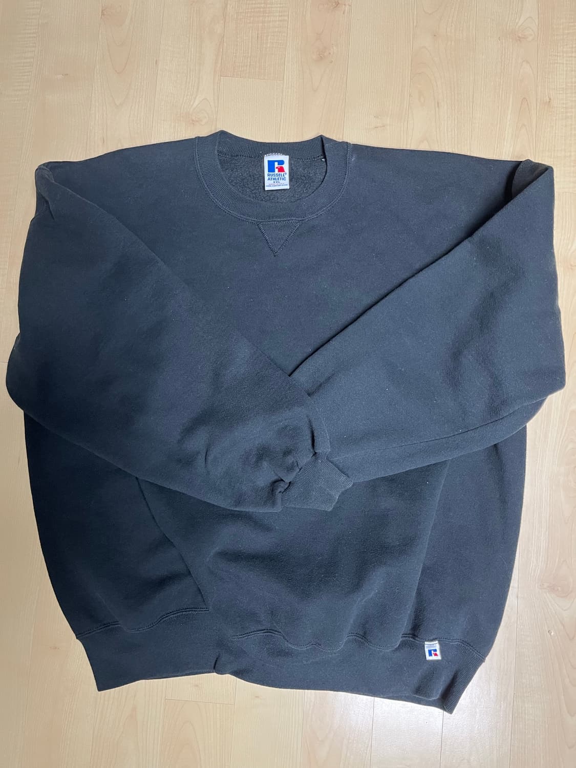 [XXL] 90s usa russell 스웻 블랙 상품이미지1