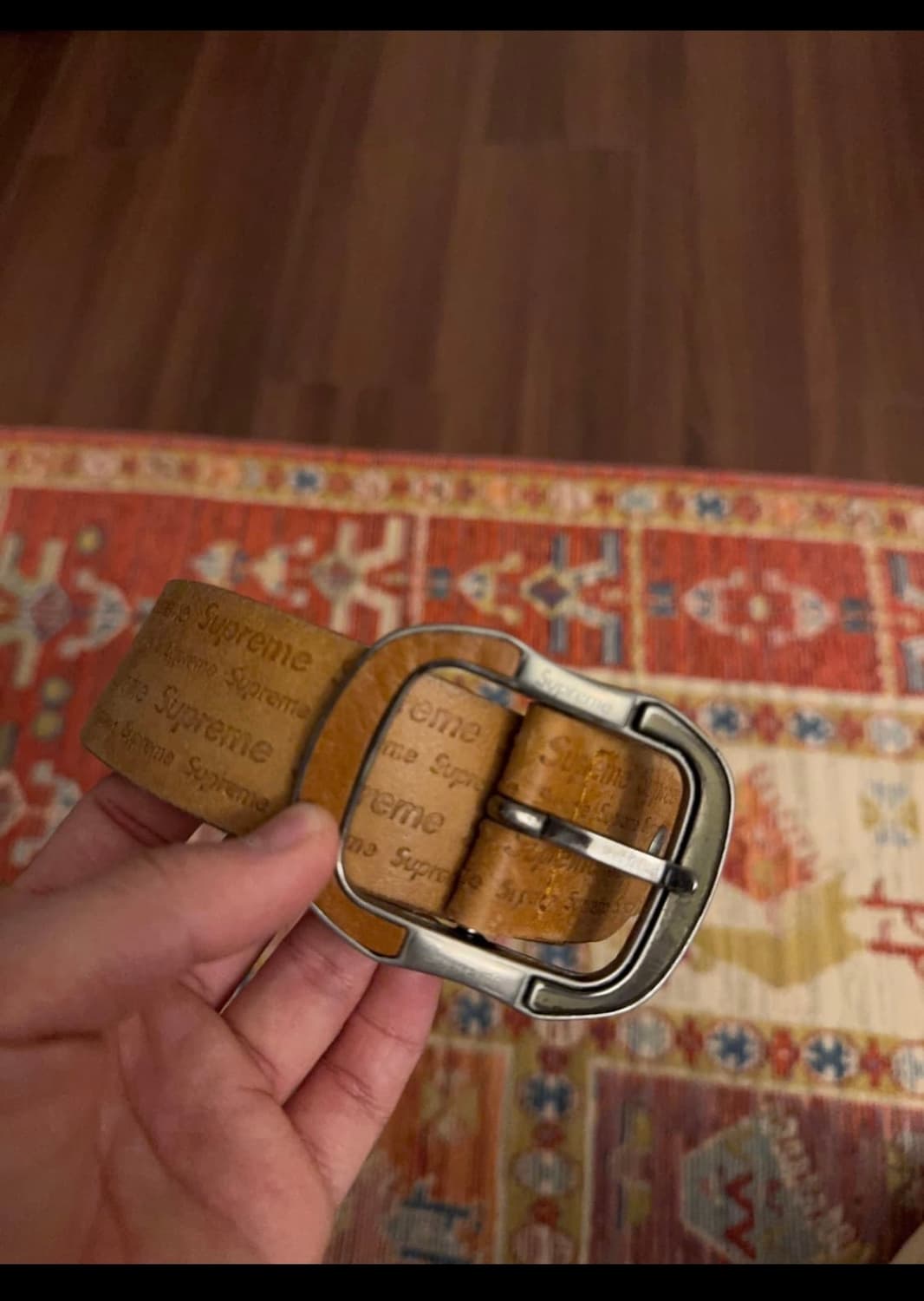90s 빈티지 슈프림 레더벨트 상품이미지1