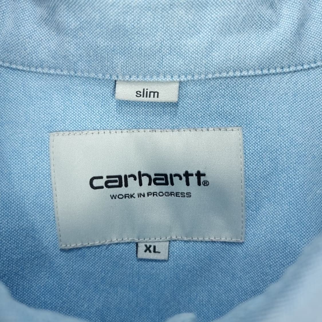 [칼하트 윕] 뒷판 배색 옥스포드 셔츠 스카이 M19927 상품이미지7