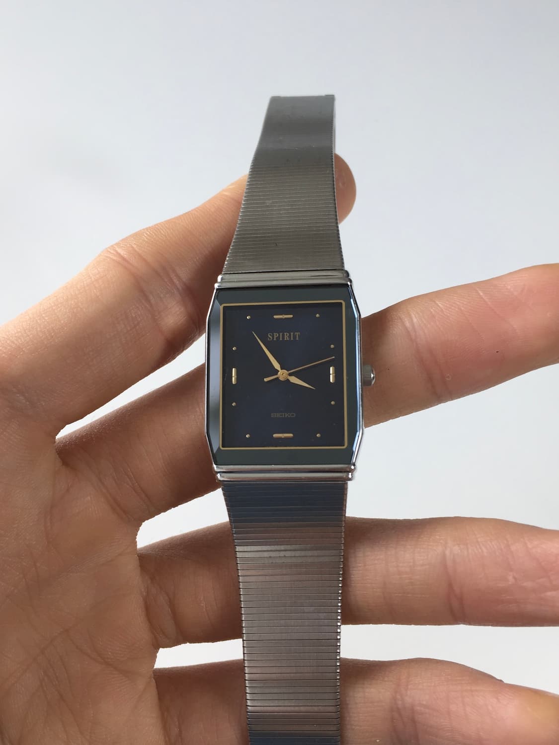 90s seiko sprit square navy dial 상품이미지2